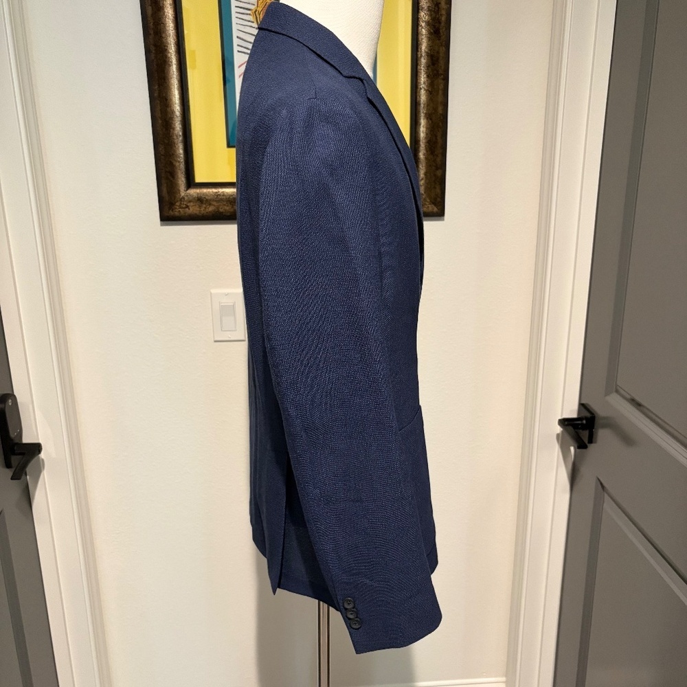 Mens 100% Wool Sport Coat - Made in Italy - Picture 2 of 5